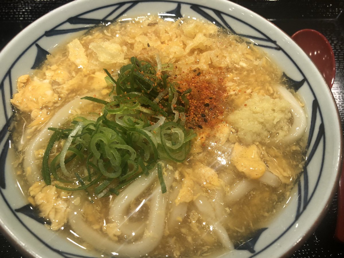 今日の昼飯は丸亀製麺でした😋 https://t.co/bYtceNnzJ5