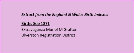 I hope for her sake she wasn't an introvert....
#weirdnames #genealogy #familyhistory