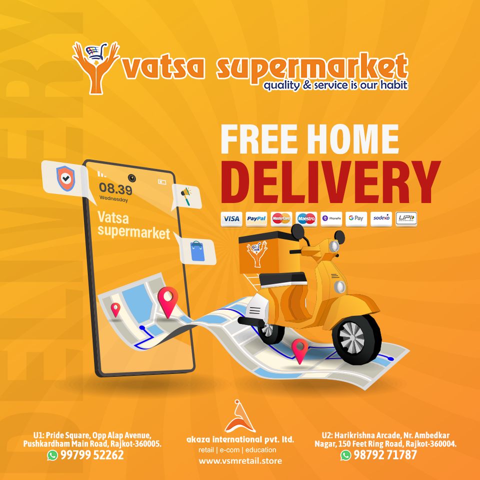 VatsaSupermark1's tweet image. Chocofill and makhana is a healthy food that makes you energetic and fit during your active day. get the product at Vatsa supermarket
.
U1: Pride Square, Opp Alap Avenue, Pushkardham
Main Road, Rajkot- 360005
📞 +91 9979952262
.
#vatsa #supermarket #makhnaperiperi #instagram