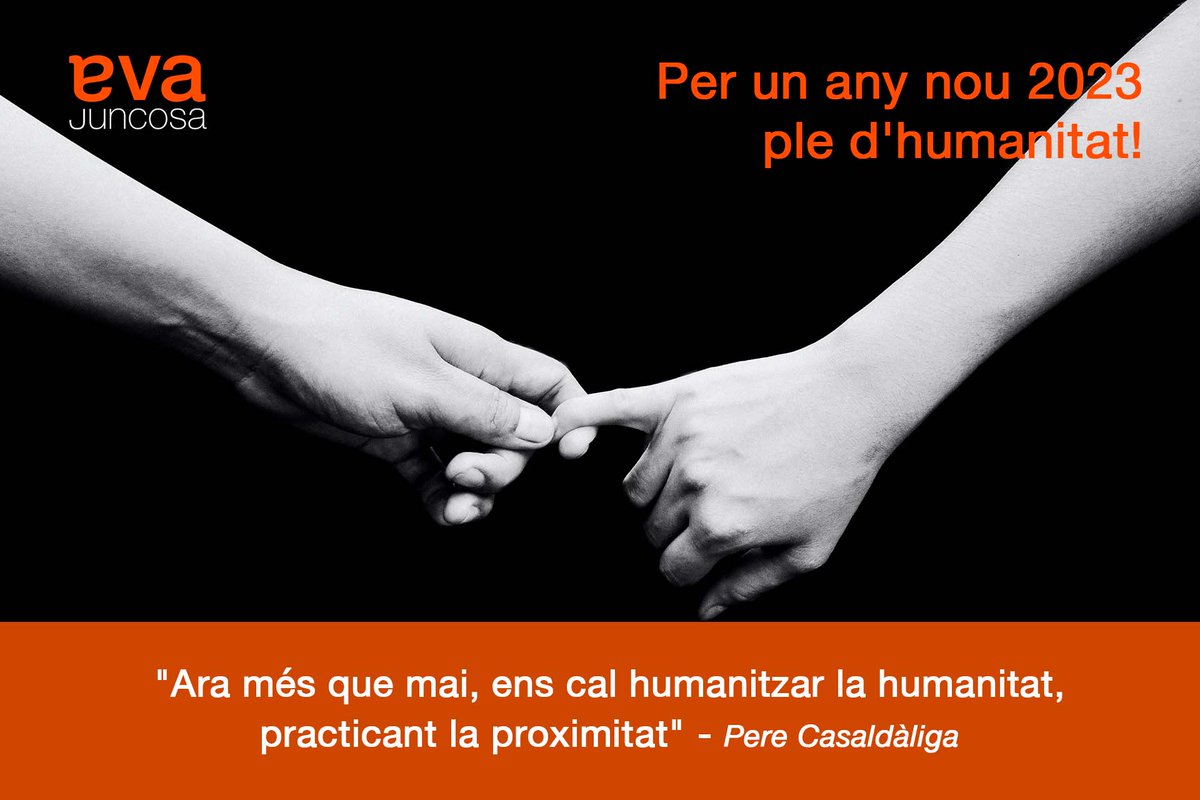 EvaJuncosa's tweet photo. Per un nou any 2023 ple d'humanitat! https://t.co/QpOayAalop