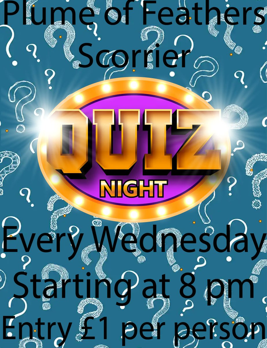 ForeQuizzes's tweet photo. Don't forget our fun quiz night at The Plume of Feathers Scorrier starting at 8 pm.
entry is only £1 per person.
What can you remember about 2022?

#funquiz #pubquiz https://t.co/EMVOpt26iU