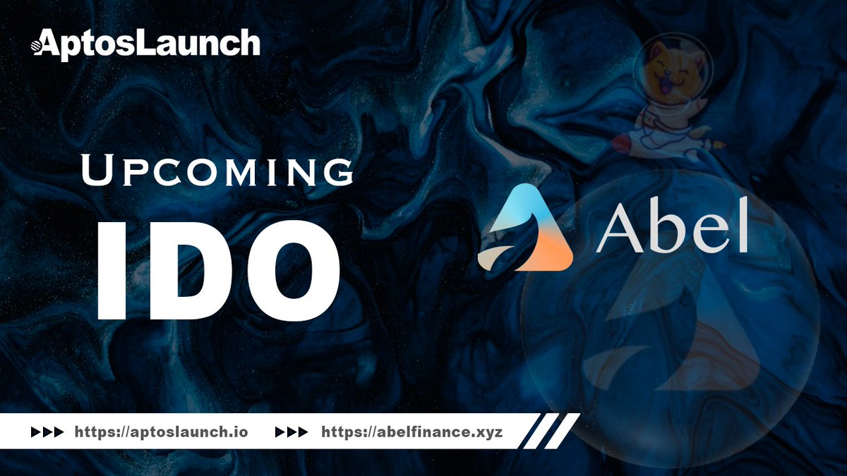 Another #Aptos Project to IDO on <a href="/AptoslaunchIO/">AptosLaunch</a> 🚀

Introducing <a href="/abelfinance/">Abel Finance</a>
 
First Cross-Chain Lending Platform on #Aptos and #Sui

Participating allocation depends on $ALT holdings and holding period. The longer you hold, the higher your allocation. 

Details to be announced🔥