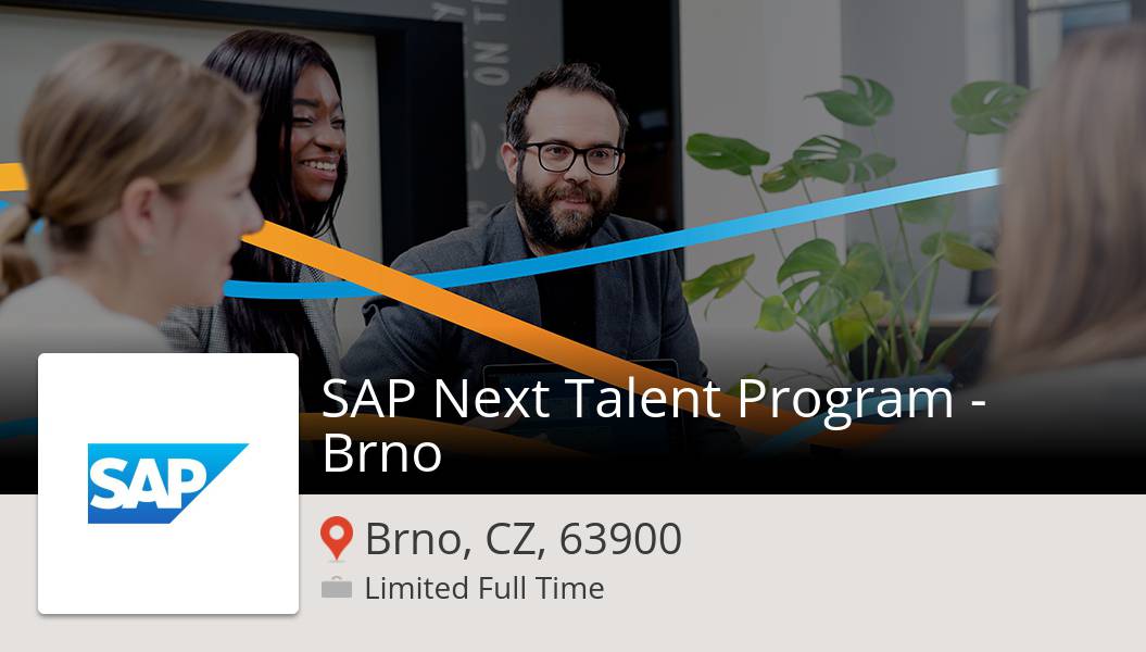 SAP Next Talent #Program - Brno benötigt in #BrnoCZ63900, bewerbe dich jetzt bei #SAP! #stelle workfor.us/lifeatsap/l447… #JobsAtSAP