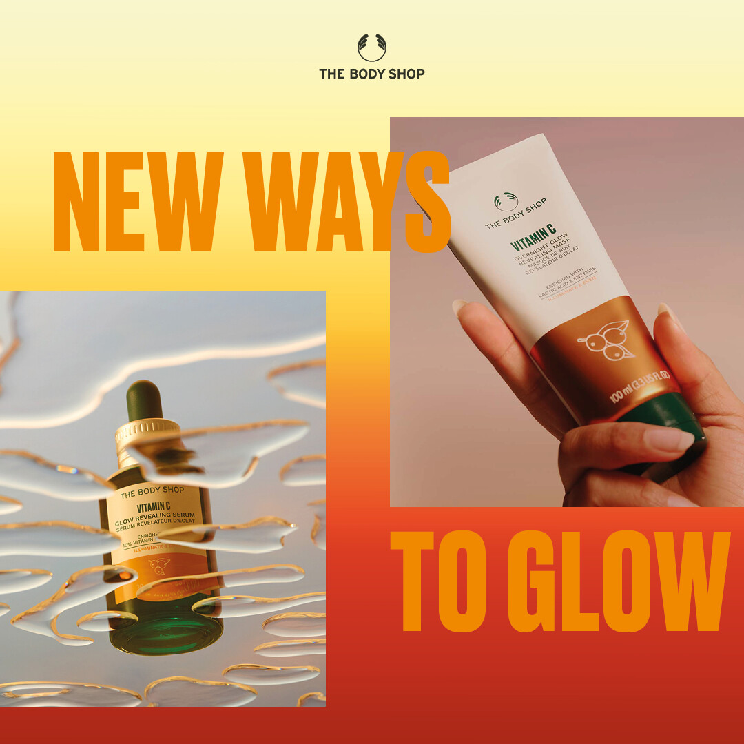 Make way for two new glowy creations. Our new Vitamin C Glow Revealing Serum & Overnight Mask.🌟

Shop now on my personal website!

consultant.thebodyshop.com/en-gb/myshop/M… 

#TBSAH #TheBodyShop #TheBodyShopVitaminC #Skincare #GlowingSkincare #Skincare #SkincareTips