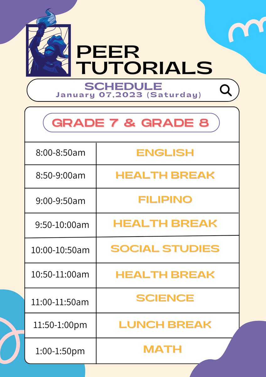asecofficial24's tweet photo. INVITATION | Feeling a bit worried about our first face to face exams? 🫣 Don’t worry! We got you covered! 🫡

REGISTER NOW 📝 the 3rd Quarter Peer Tutorials is scheduled this 🗓 Saturday, January 7, 2023! 

Registration Form: https://t.co/jGIQhKx4lm https://t.co/C8K2cKwK3E
