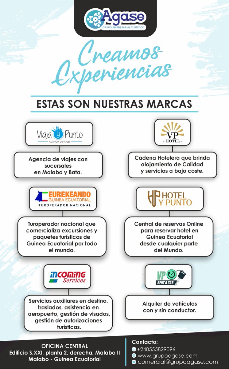 Conózcanos! 
📞o 📧 para más información.
#estamosasuservicio #profesionales 
#GuineaEcuatorial
