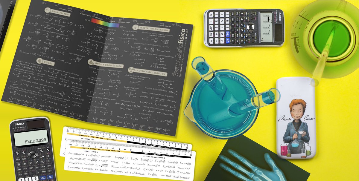 Feliz 2023 a todos y bienvenidos al SORTEO de los Reyes Magos de Aprendiendo Física. ¿Quieres ganar 10 formularios de #fisica, una regla y una calculadora #casio ilustrada de Marie Curie? 
Sigue la cuenta <a href="/CASIOedu/">CASIO Educación España</a> y RT a este tuit.
Ganador el 06/01/2023.