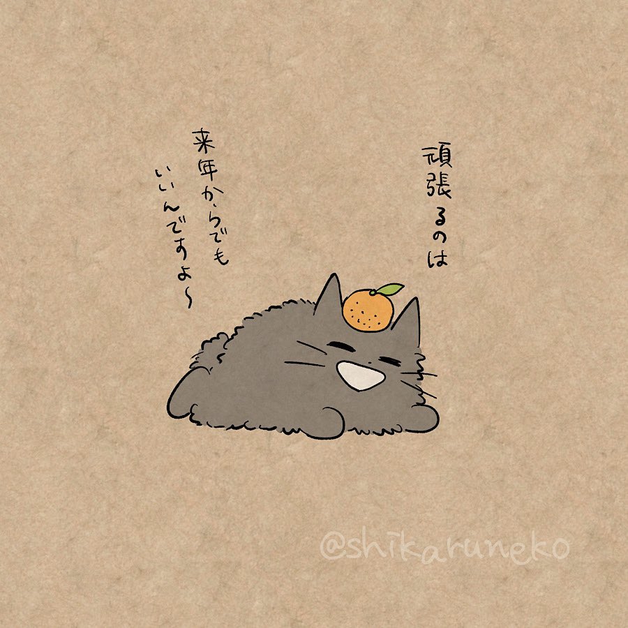 1月4日のあまやかすねこ 