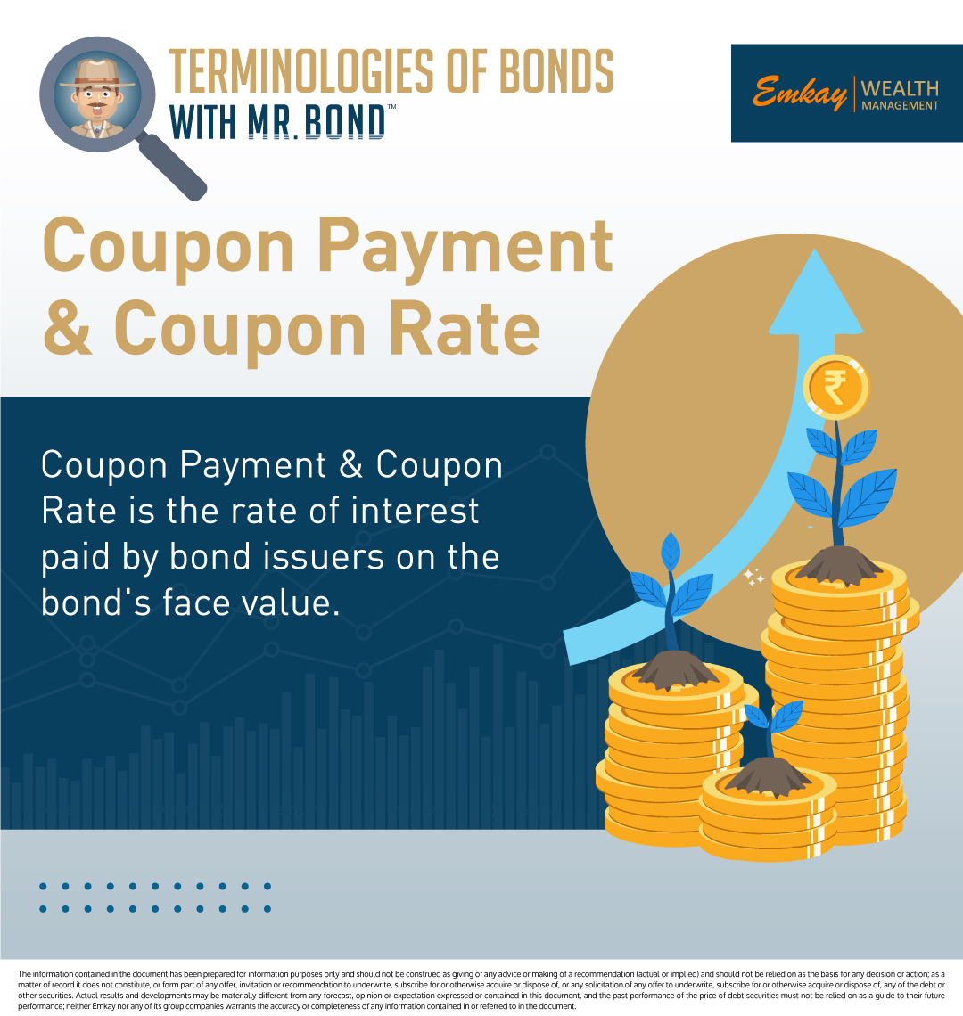 EmkayWealth's tweet photo. Bonds come with their own jargon and terminology.
It might sound daunting if you’re just starting out, but if you take it slowly - one bond term at a time - you’ll have a greater understanding of the fixed-income market.
#LearnWithMrBond #BondMarket #BondMaturity #EmkayWealth https://t.co/dGsgAgfhKw