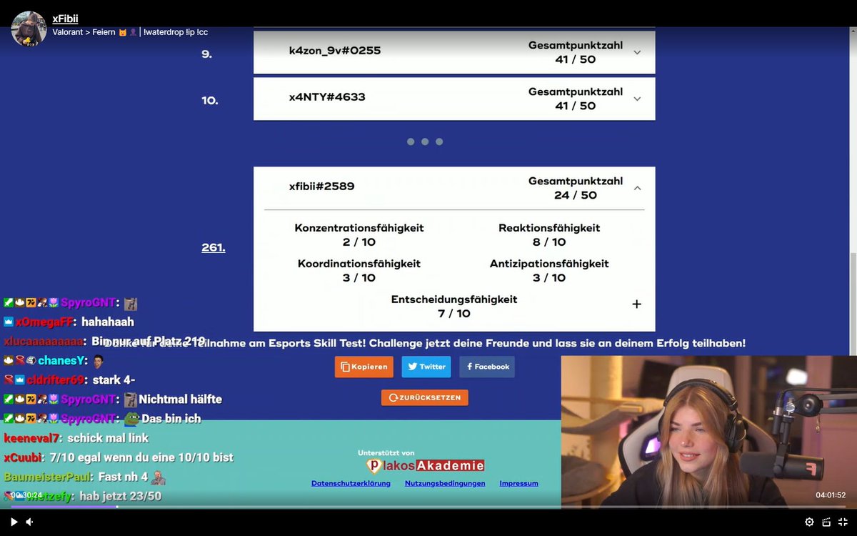 WaveAUT's tweet image. Can you beat Fibi's High Score?

Check out the #EsportsSkillTest developed by the @EsportsPlayerF1! Prove your gaming skills in 5 challenges, climb the leaderboard and win some cool prizes!

👉 esportsplayerfoundation.org/skilltest/