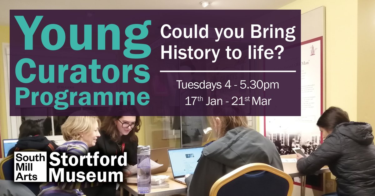 Apply to our Young Curators Programme by the 11th Jan! 🦴 

✅“There was a wider range of topics discussed then I expected, with an array of engaging activities.”

Please apply to - Jshepherd@southmillarts.co.uk

Tell us about yourself and why you would like to join!