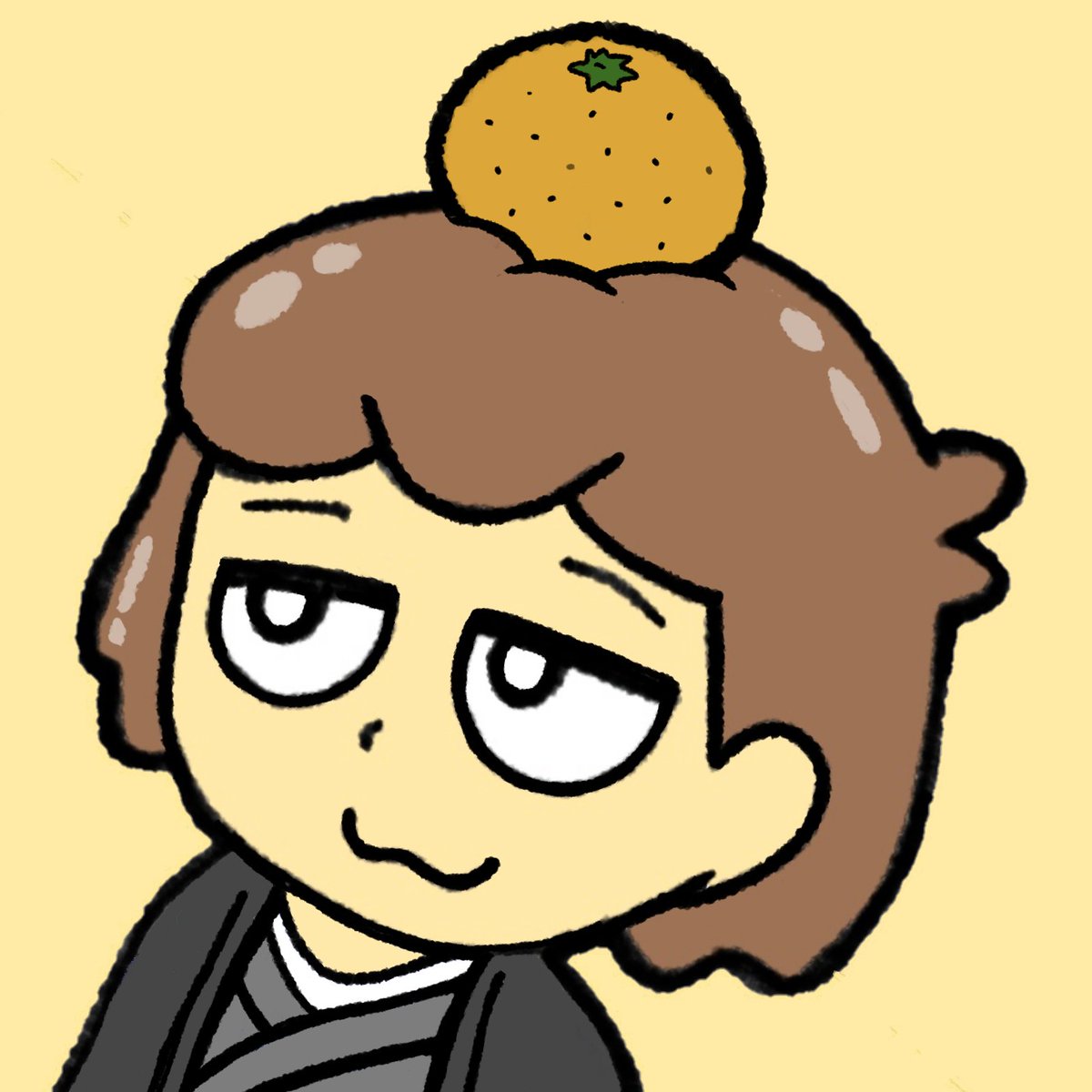 food food on head solo object on head fruit brown hair :3  illustration images