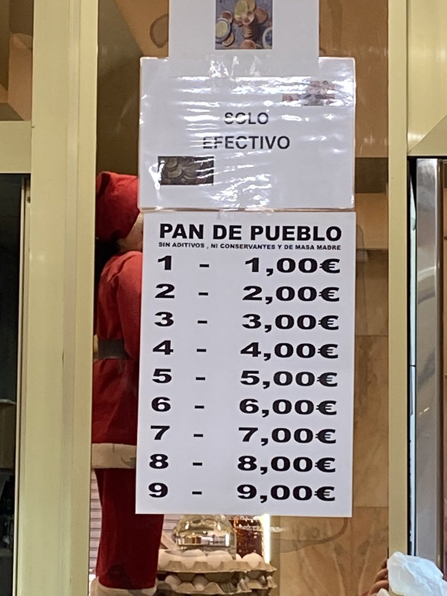 Me voy con la duda gordísima de cuánto cuestan 10 panes