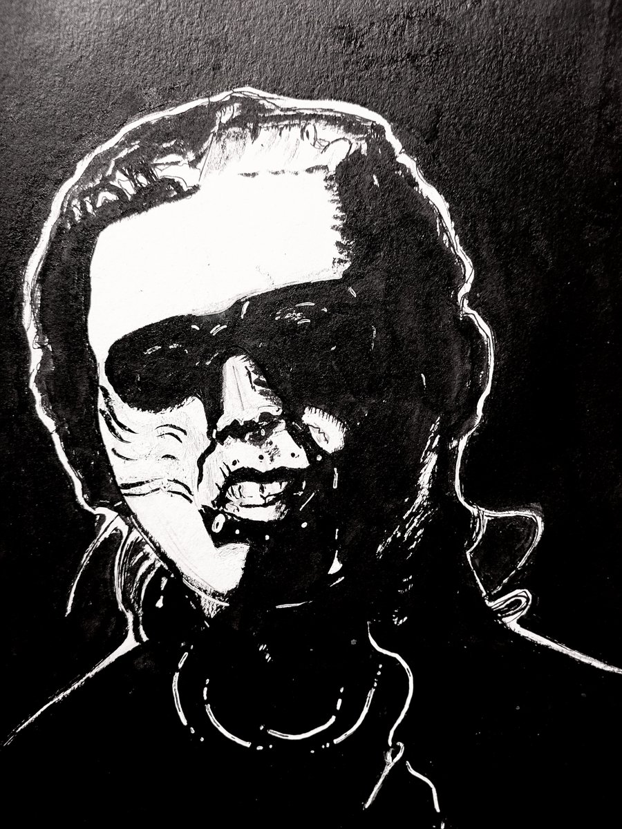 Pungan_'s tweet photo. An old self portrait series
Break those needles🪡
#commissionsopen #Commission #sketches #traditionalart #traditional #ink #selfportrait #portrait #brush #inksanity #portraitart #blackandwhite #sketch #commissions #art #transformation #ilustration
#drawing #ilustrationoftheday https://t.co/SWyAxN9c90