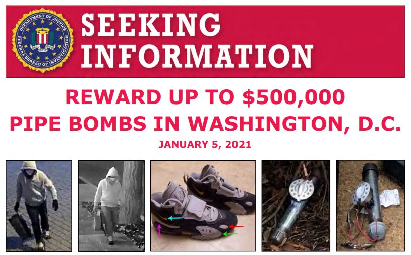 FBI Washington Field (@fbiwfo) on Twitter photo <a href="/ATFWashington/">ATF Washington</a> <a href="/DCPoliceDept/">DC Police Department</a> The <a href="/FBI/">FBI</a> and our partners hope the increased reward will encourage the American public to take another look at the photos and videos of the suspect and the device. If you recognize the suspect, submit a tip at tips.fbi.gov. ow.ly/mNJo50Mg7Sp <a href="/ATFWashington/">ATF Washington</a> <a href="/DCPoliceDept/">DC Police Department</a> The <a href="/FBI/">FBI</a> and our partners hope the increased reward will encourage the American public to take another look at the photos and videos of the suspect and the device. If you recognize the suspect, submit a tip at tips.fbi.gov. ow.ly/mNJo50Mg7Sp