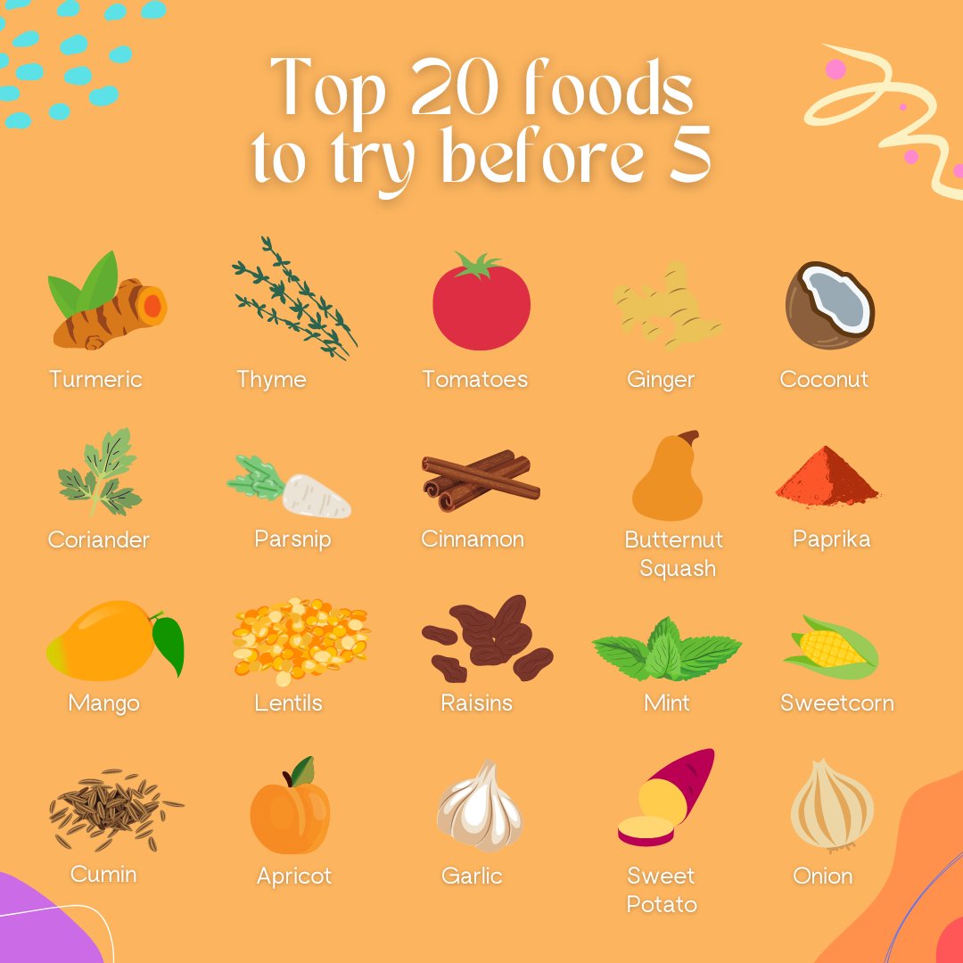 ForAishaUK's tweet photo. Has your little one tried any of the ingredients on our 'Try before 5' list? 🥥🌽🥭

Comment below and let us know their fave! ⬇️ https://t.co/pSUekMIGEf