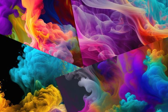 merrymakewell's tweet photo. These colourful smoky backgrounds are beautiful😍! Download Fire in Wonderland Backgrounds from Creative Fabrica: https://t.co/XIY9L7mrq8? https://t.co/7ZaQNeXbhw