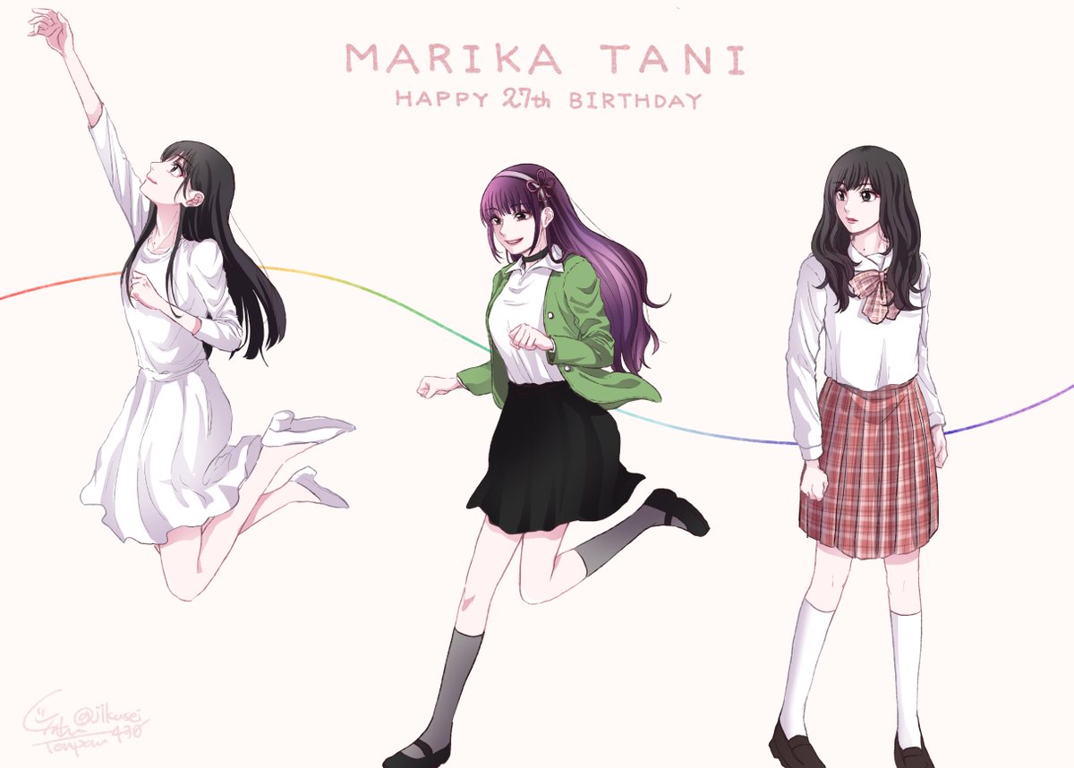 「絵描きの皆さん、谷l真l理l佳さんを描くと画力が上がりますよ(1枚目が7年前で2」|自家製🌈のイラスト