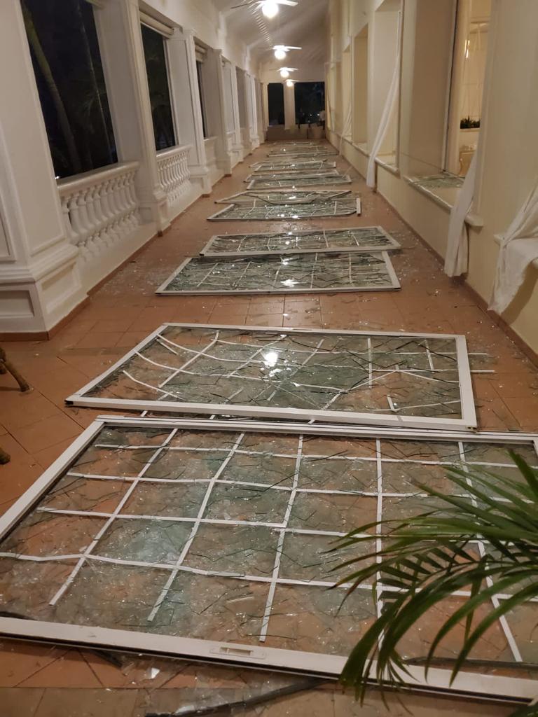 Owenpalmerems's tweet photo. Explosion at Grand Bahai this morning https://t.co/oy8RpY36Jt