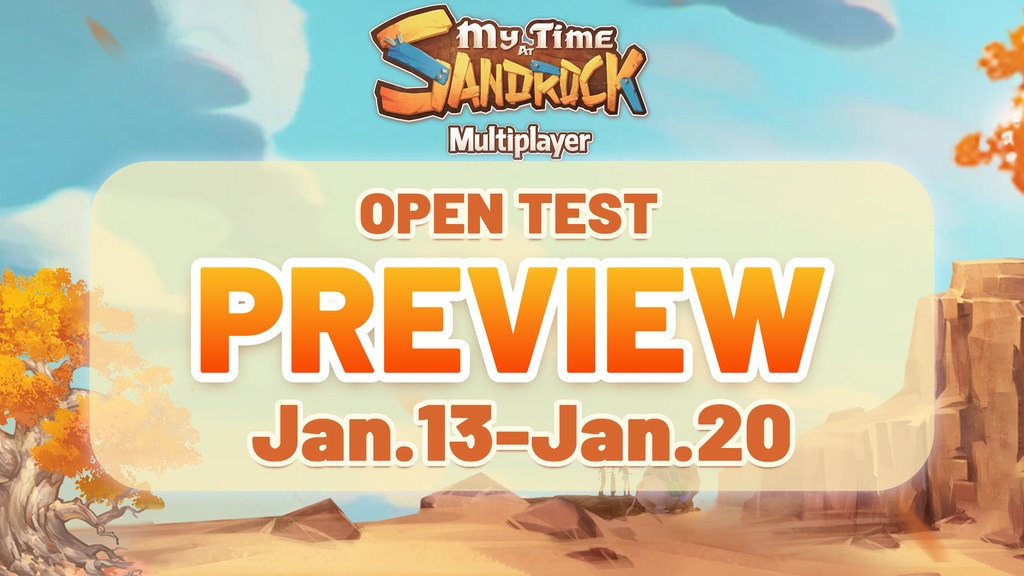 MTaSandrock's tweet photo. The #mytimeatsandrock open testing will begin on January 12th at 7 pm. |  January 12, 10:00 PM ET | January 13, 04:00 CET. 🤩Let's see what's new this time!🤩
A preview is available on the @Steam News Hub👈️: https://t.co/xczl5mr1QE 
#gamer #gaming #pc https://t.co/q9FmskHktT