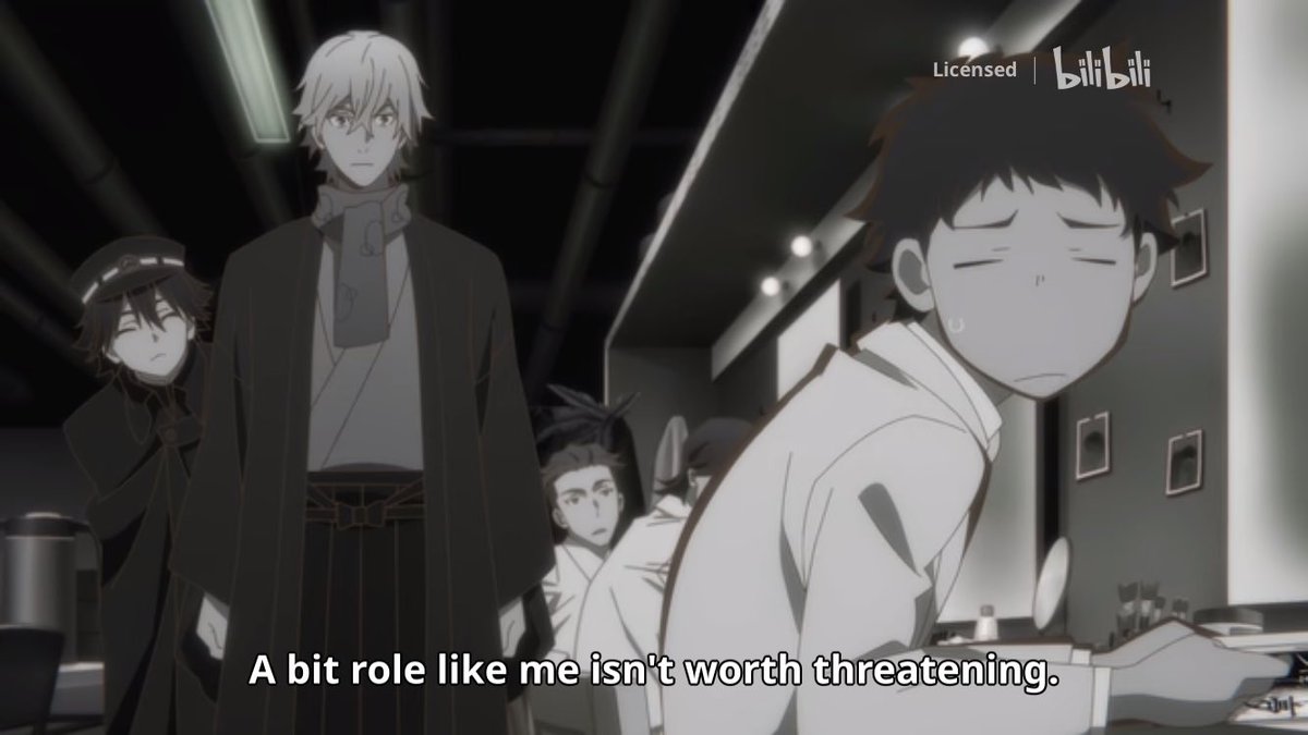 mementochuuya's tweet photo. // BSD S4 SPOILERS

HELLO THE TAXI DRIVER AKEMDMMEMESMWMSMMSSKKWKS THIS IS SO FUNNY https://t.co/meCAh7RC6S