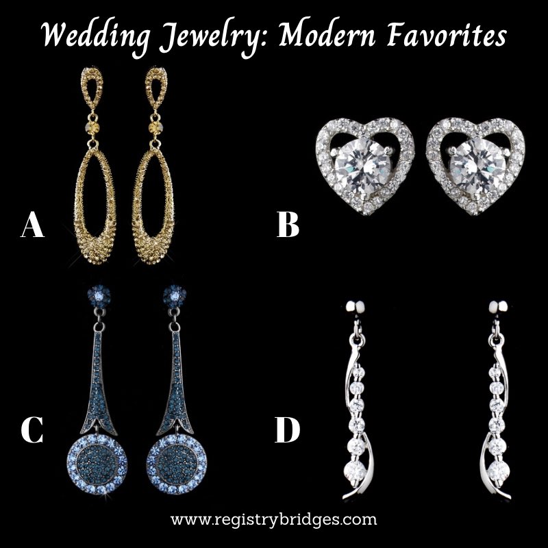 RegistryBridges's tweet image. Our Wedding Wednesday vibe today is Modern! Which style is your favorite? 👀#weddingwednesday 

#weddingearrings #bridalearrings