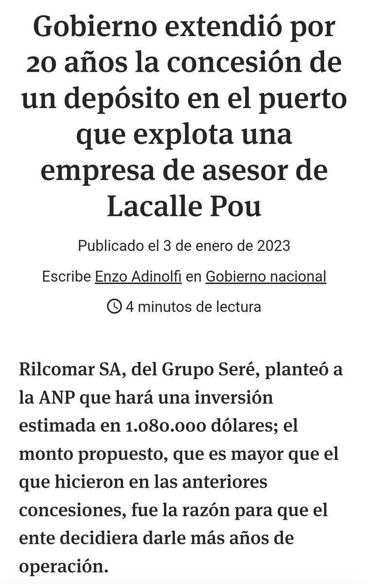 BatlleOrdonez00's tweet photo. EL LEGADO del Luí Lacalle Pou:
Cardama
Pasaporte narco
PENADÉS
Dron UTE
450k pescado congelado 
Piso4º(ASOCIACIÓN para DELINQUIR) y 11ºTorre Ejecutiva(DESTRUCCIÓN DOCUMENTOS)
Casa de Galicia
Aumento de pobreza•infantil
Los Ñoquis de ALBISU
CARAM•BESOZZI
https://t.co/n70JcNuUq1