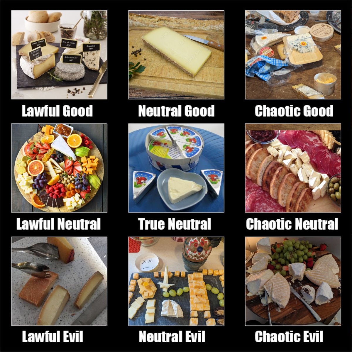 cheesecrimes's tweet photo. Cheese platter alignment chart https://t.co/vyi1nCrpDp