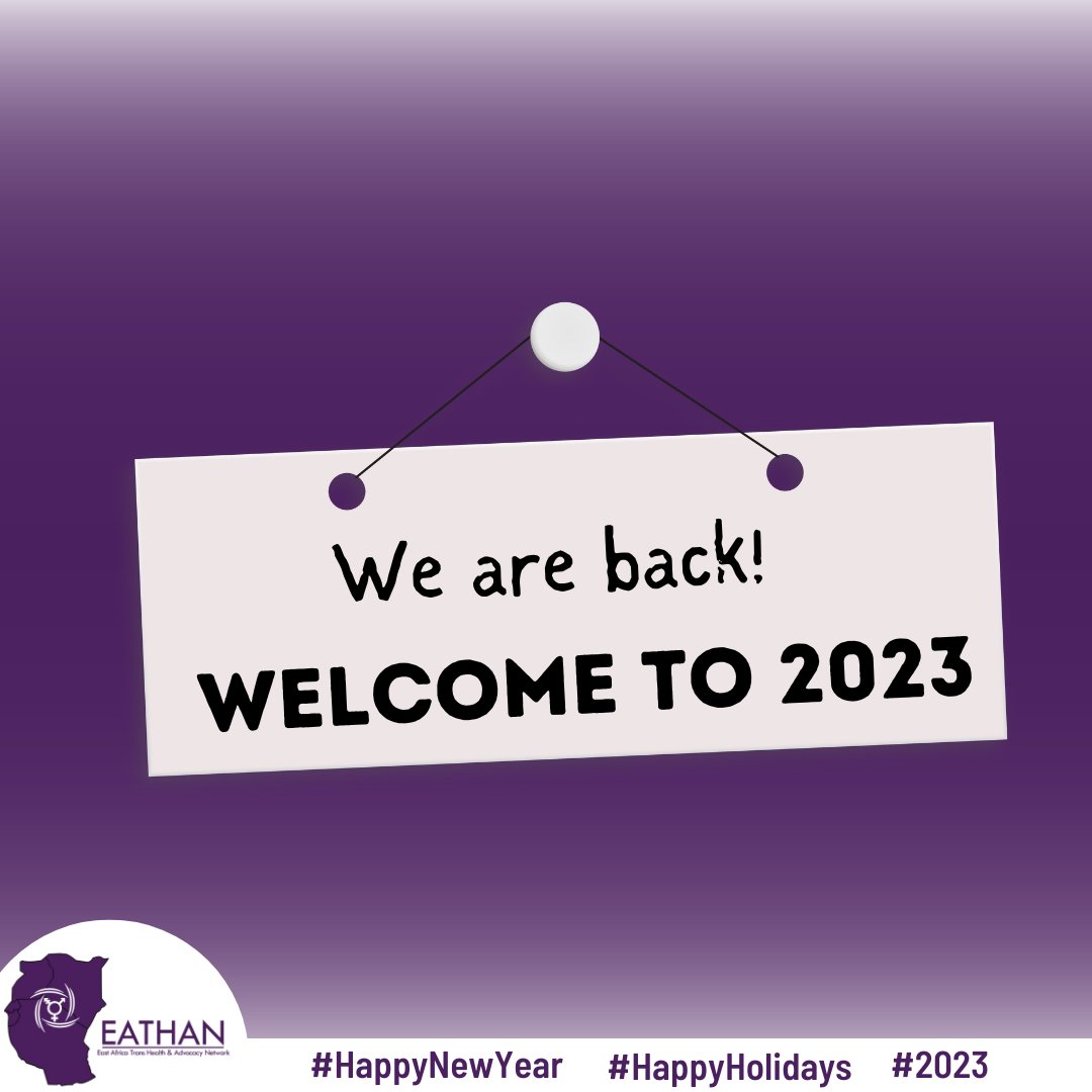 eastafricatrans's tweet photo. We are back at the office!
We hope that as we embark on this new journey around the sun, we will maintain our faith and fight for a brighter future for East African trans and gender-diverse people, as well as keep creating safe spaces for us.
#transresilience #trans #2023 https://t.co/w5LiEvMnpl