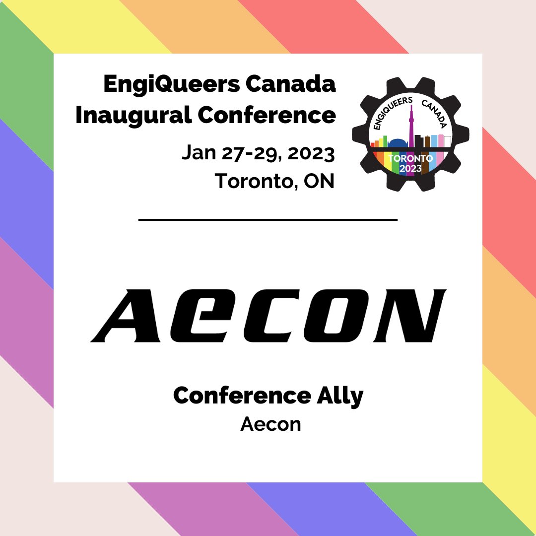 ⏱The countdown is on - 23 Days until the #eqcan2023 conference! 🙏Big thanks to our conference ally @AeconGroupInc for helping us make this happen.