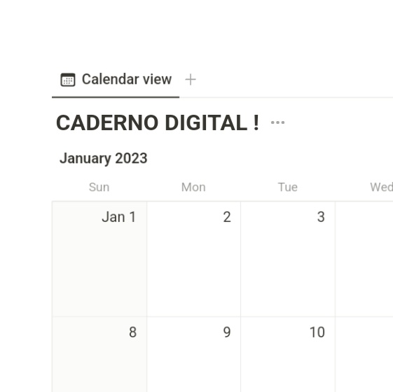 sasnotes's tweet image. meu caderno digital no notion !