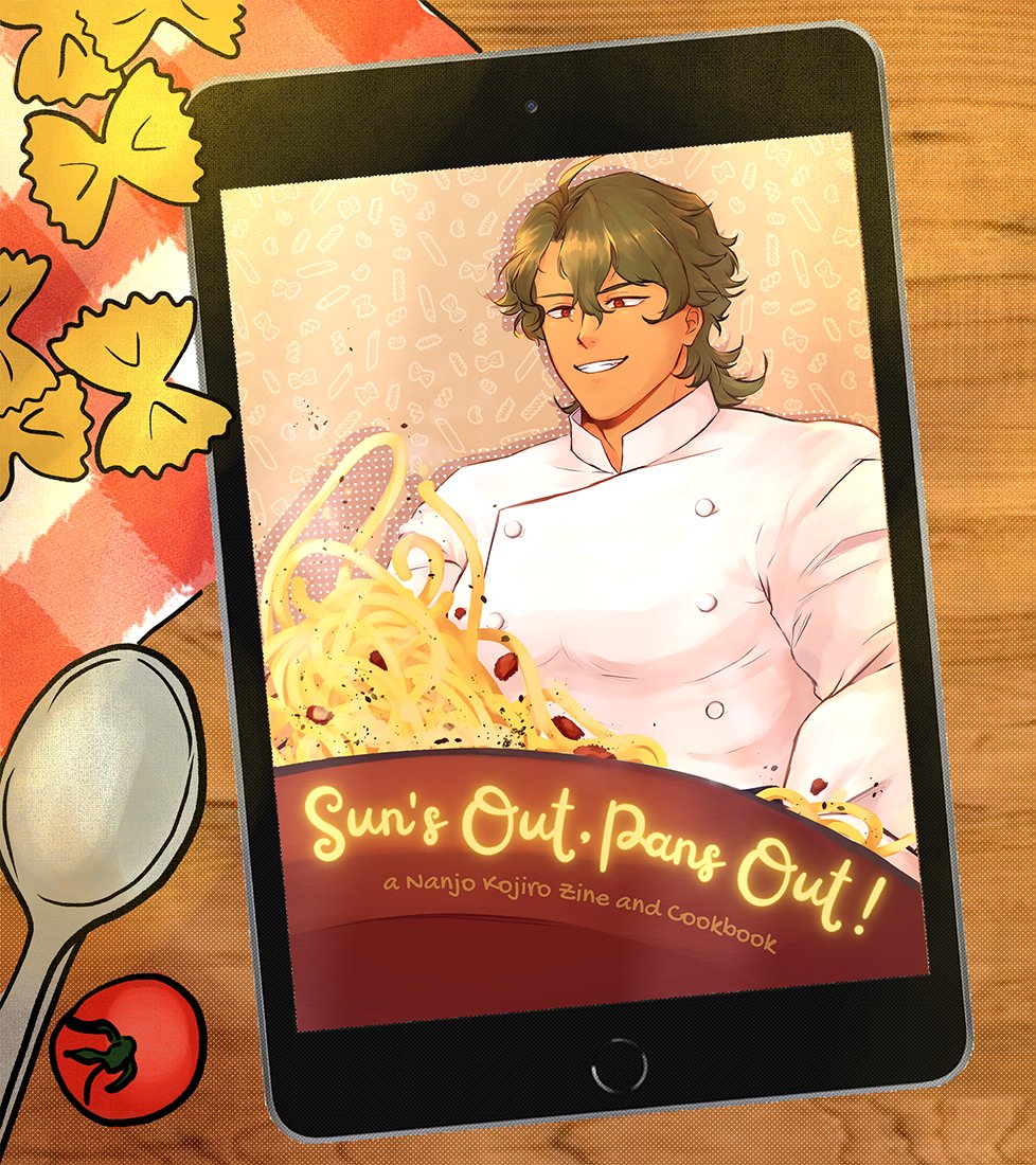 SunsOutPansOut's tweet photo. Ciao! ✨ The Sun's Out Pan's Out kitchen is ready to open its doors to you! Tomorrow is the grand day, but let us tease you with our COVER REVEAL by the amazing @shamari_arts!! 🌻🍝💚

The shop will officially open TOMORROW, January 6th!!  🎉🍾 Get ready!! ✨ https://t.co/s1dUsD527e
