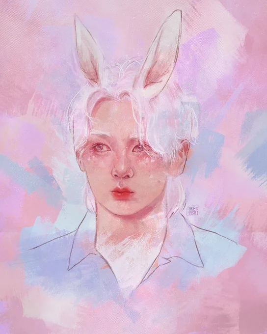 couldn't decide on his hair color so i just did both  #btsfanart 