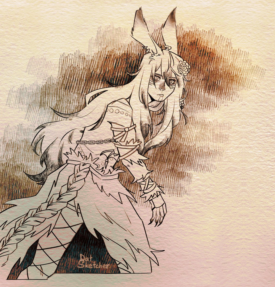 RamReboot's tweet photo. Anime sketch commission for @HXTCH3TS! Hours later, the more I look at it the more it feels like that bigfoot photo so I'm just gonna not think anymore jksahdk https://t.co/dISJ5SfoMe