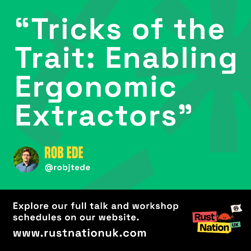 RustNationUK's tweet photo. Rust Nation is the UK’s first conference dedicated to the Rust Language. We are proud and excited to host talks, tutorials and workshops from prominent members of the community.