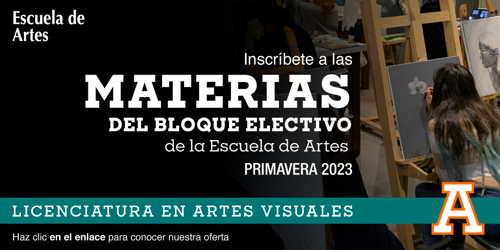 ¿Te apasiona la pintura, el dibujo, la cerámica, la escultura? 

Entonces estas materias son para ti 🤩🤩

Da clic en la siguiente liga y descubre la gran oferta del bloque Electivo en Artes Visuales que hemos preparado 👇

anahuac.mx/mexico/Escuela…

¡No te quedes fuera!