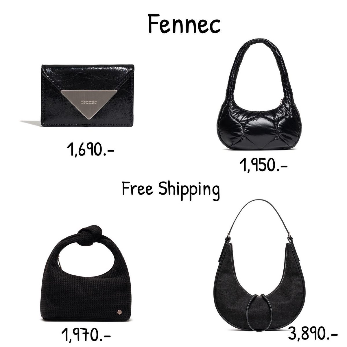 ppcrnying's tweet photo. #pyngpre กระเป๋า Fennec edit New Black Event sale ถึงวันที่ 15/1 นี้เท่านั้น ทรงสวยมากกก ห้ามพลาดเลย หมดก่อนปิดรับก่อนนะคะ 🖤🫶🏻
☁️ https://t.co/sRpmKLq9iu
🛒 ราคาตามภาพ
รวมส่ง ems *รับมัดจำ
✈️ ส่งกลับทางแอร์ 2-12วันถึงไทยหลังออกจากเกาหลี
#พรีออเดอร์เกาหลี #กระเป๋าFennec https://t.co/ExxAxTReQg