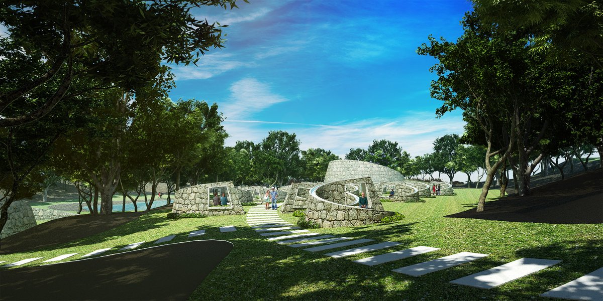 Riad_Arch's tweet photo. In the depth of our despair, a warm embrace from another soul could give us needed strength in knowing that we are not alone in our pain and loss - our proposal for the #SandyHook memorial #RiadArchitecture #Memorial #Architecture https://t.co/Arm0eBzMCB