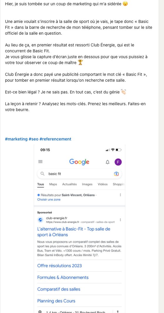 2023, Linkedin découvre Google Ads