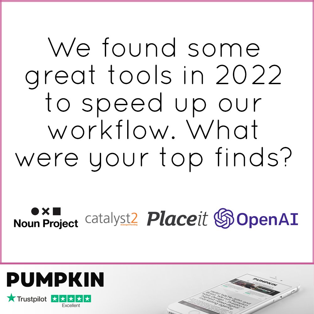 2022 has been a great year for devs in AI, Web3, design and socials. We managed to get our hands on some great tools to help with workflow. What were your best finds? 

#webdesign #contentmarketing #wordpress #digitalmarketing #seo #contentwriter #socialmediamarketing #Manchester