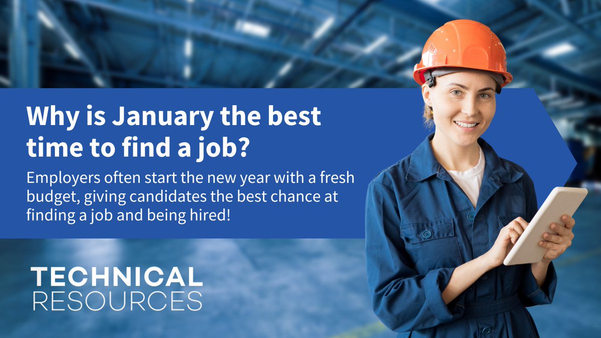 technicalresltd's tweet image. Why job search in January?

Employers will be on the look-out for fresh talent to bring their company up to the next level and alongside this, will be able to offer more competitive salaries. Start 2023 with a bang and find the right career - postly.app/Er5