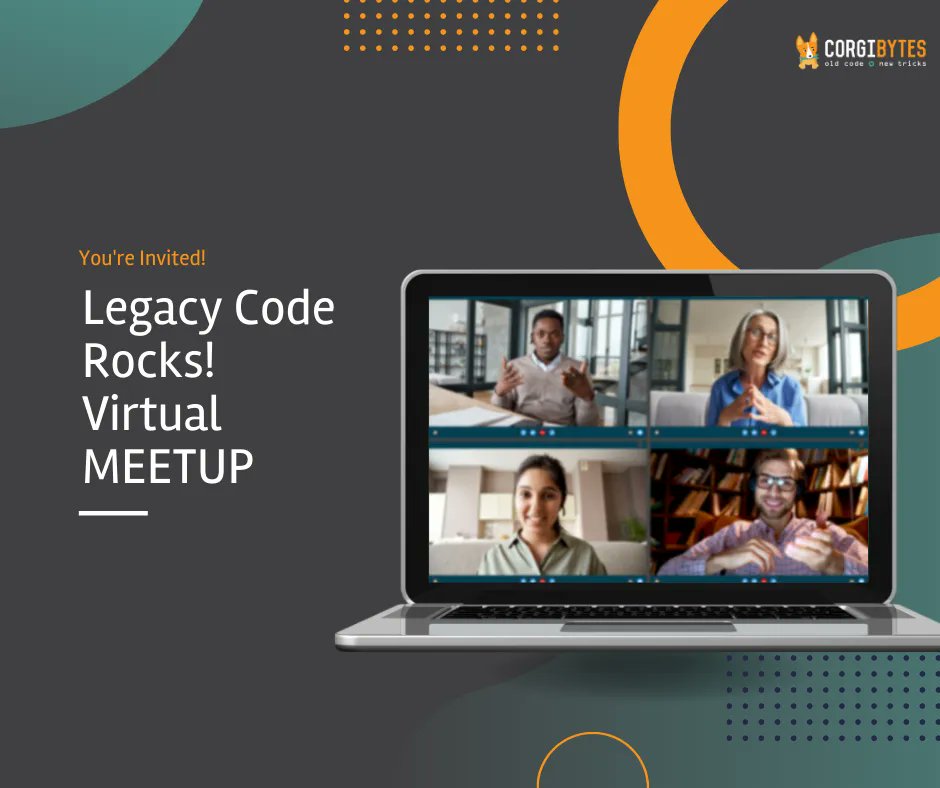 corgibytes's tweet image. Endless solutions & fellow menders in one place! 🤯
The Legacy Code Rocks! Virtual meetup is a great place to get help with your projects. Find solutions to project challenges, learn from your peers & so much more! Join us every Wednesday at 1 p.m. ET!
buff.ly/3PGbFmc