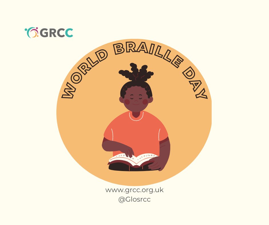 GlosRCC's tweet image. It's World Braille Day today, which we celebrate as a reminder of the importance of accessibility and independence for people who are blind or visually impaired. #WorldBrailleDay
