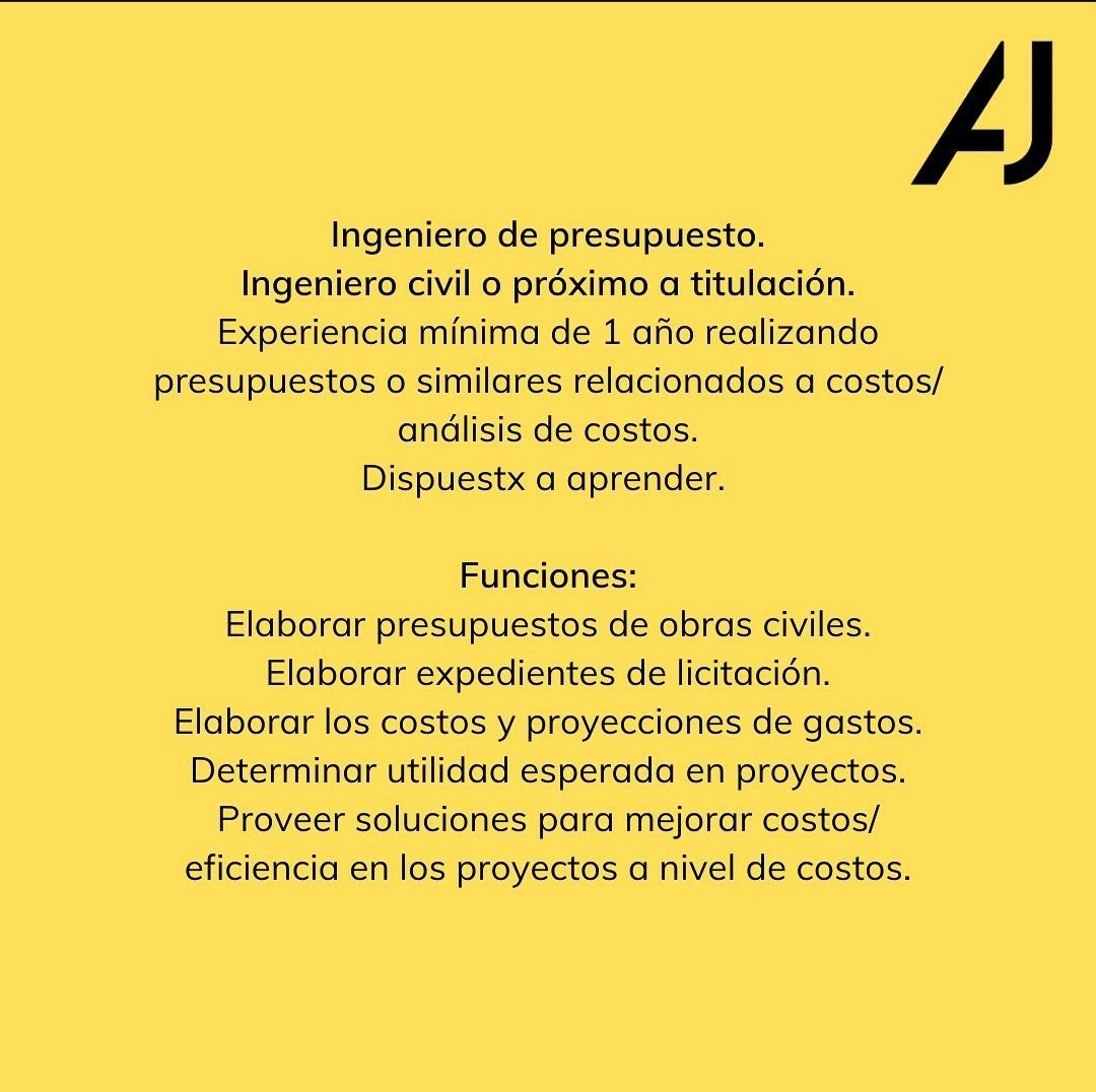 interarchhub's tweet photo. #vacante disponible en #republicadominicana #ingenieria #arquitectura https://t.co/1ON2KBwj5v