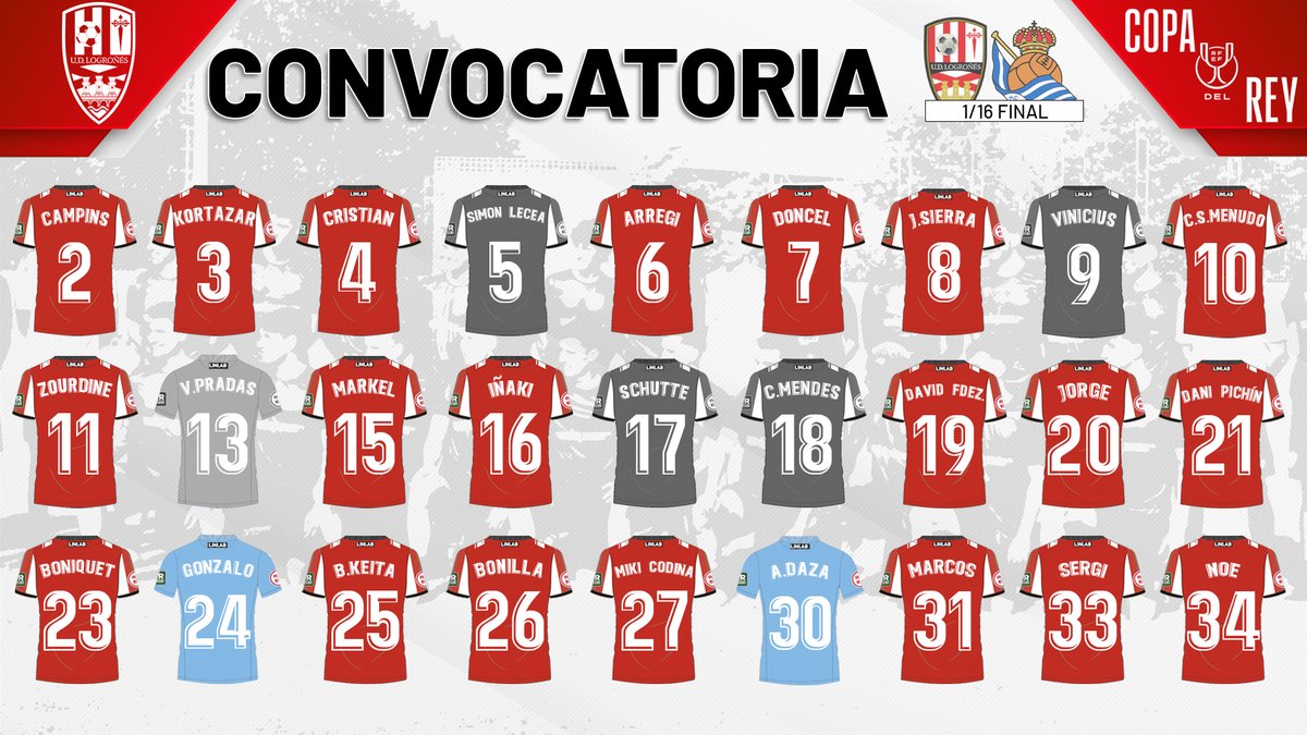 EmartSoccerPRO's tweet photo. 🗒️  Los jóvenes @lilasdru y @Currobm13 forman parte de la convocatoria de la #UDLogroñés para el choque copero frente a la #RealSociedad.

¡𝙴𝚗𝚑𝚘𝚛𝚊𝚋𝚞𝚎𝚗𝚊, 𝚊𝚖𝚒𝚐𝚘𝚜!

#EmartSoccer #FamiliaEmartSoccer #SomosEmartSoccer #CopadelRey #LogroñésRealSociedad https://t.co/Hgcj4oYXVV