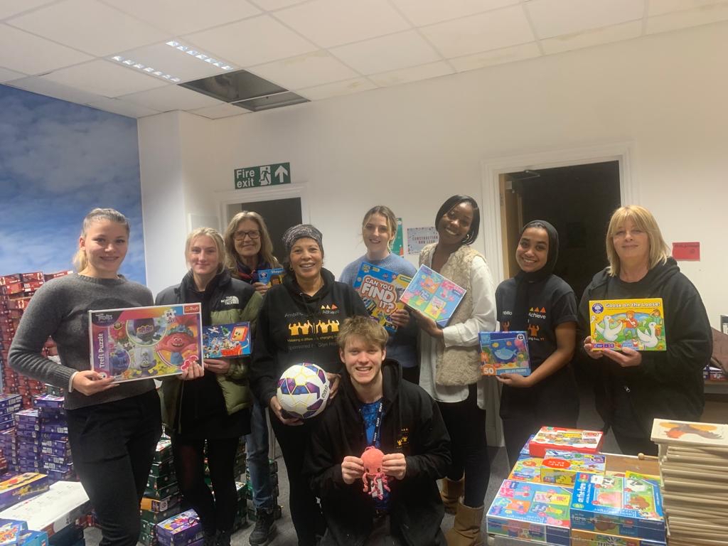 BerkeleyGroupUK's tweet photo. Many thanks to @theaaazone for running the Kevin Jenkins OBE Toy Appeal, making Christmas magical for @NewhamLondon families. 
The TwelveTrees Park team was delighted to support this special cause, with more exciting community events coming up as part of the site #CommunityPlan. https://t.co/2mAHYnjuv0