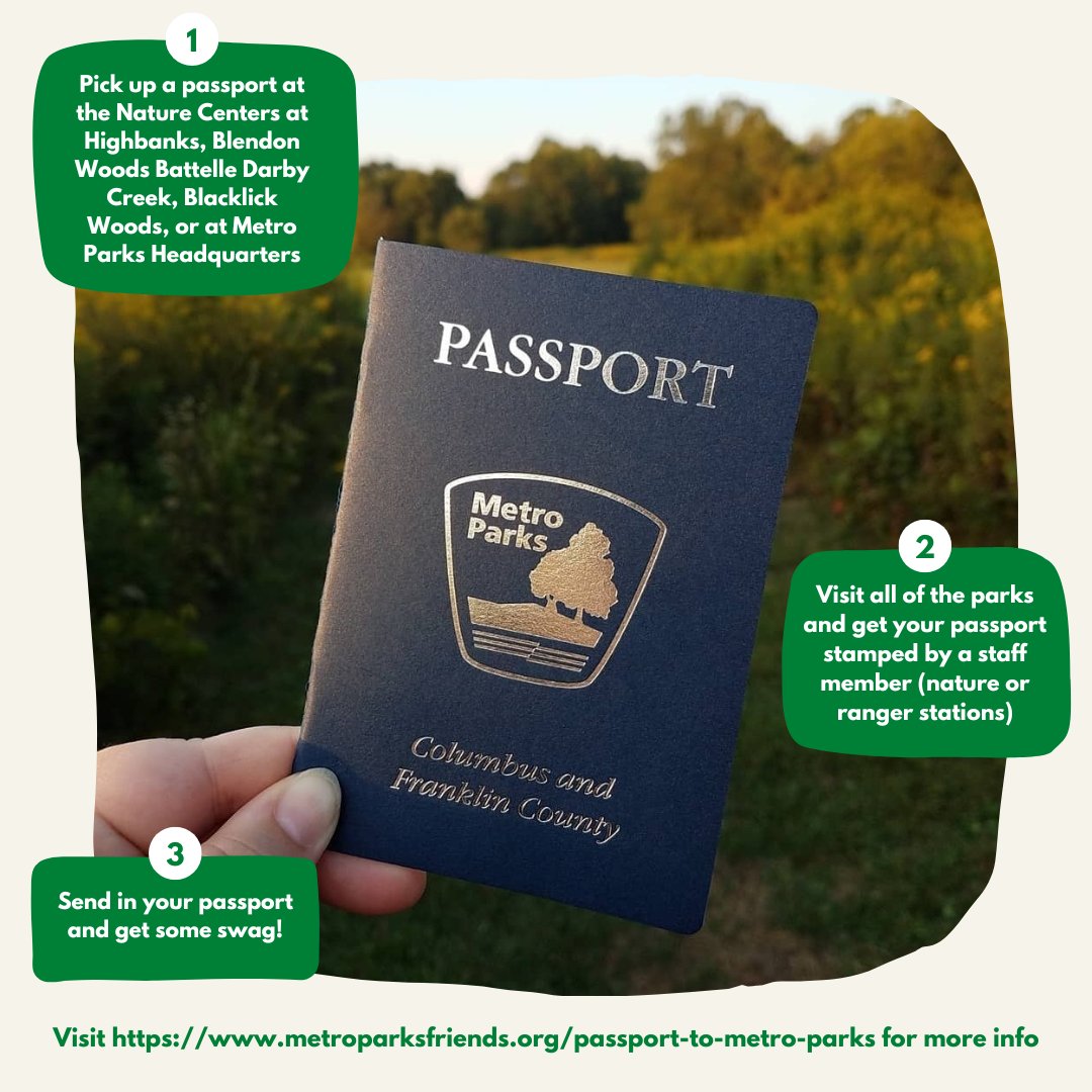 MetroParkFriend's tweet photo. New Years Goals? No Problem. Spend more time outside, either for exercise, reflection, or family time, and make it fun with our Passport Program! https://t.co/oeTSJEbviu