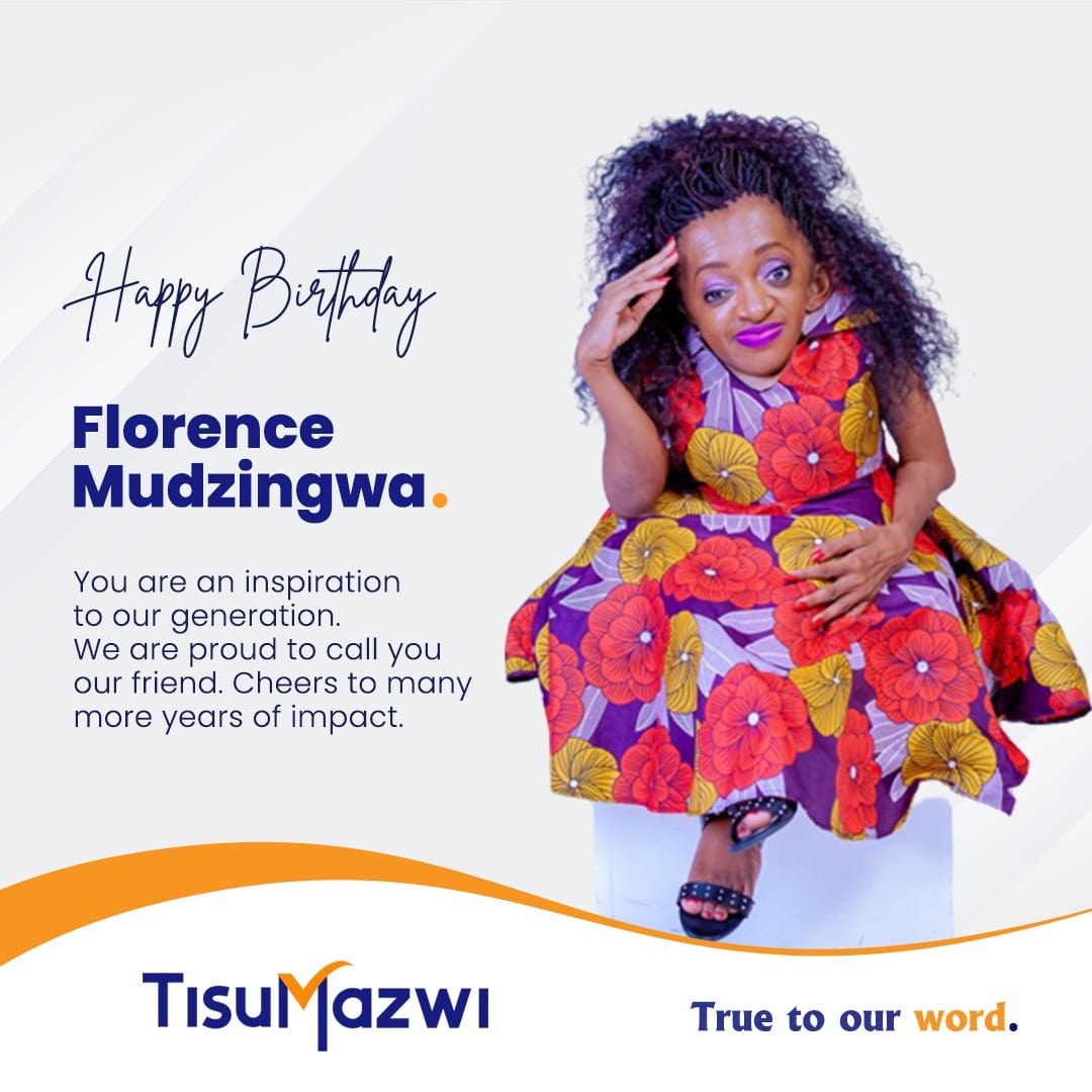 TisuMazwi's tweet photo. Happy birthday @FlorenceMudz .You are an inspiration to our generation.We are proud to call you our friend.Cheers to many more years of impact.
#TisuMazwi https://t.co/ljA4CX7aMw