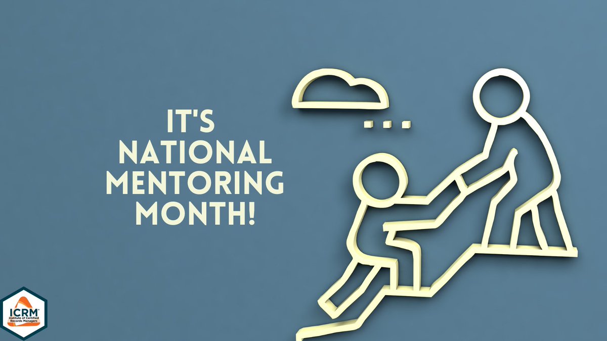 ICRM_crms's tweet photo. January is National Mentoring Month! The power of mentoring is so important in the spread of information and knowledge. Learn more at: https://t.co/F8uZegeH9c. #NationalMentoringMonth2023 https://t.co/t9IxFFIvmM