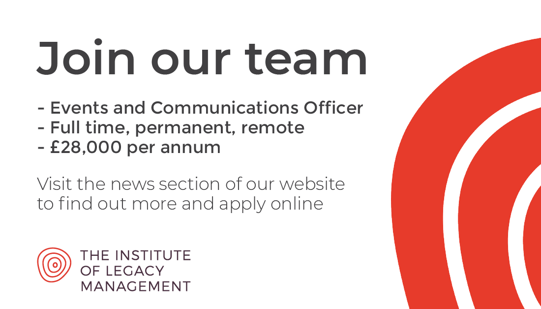 Legacy_Mngment's tweet photo. Could you be our Events and Communications Officer? This is a new role, which will give the right candidate the opportunity to grow and develop their skills. More information: https://t.co/DFExi5Zhvv https://t.co/gks3AL4XPE